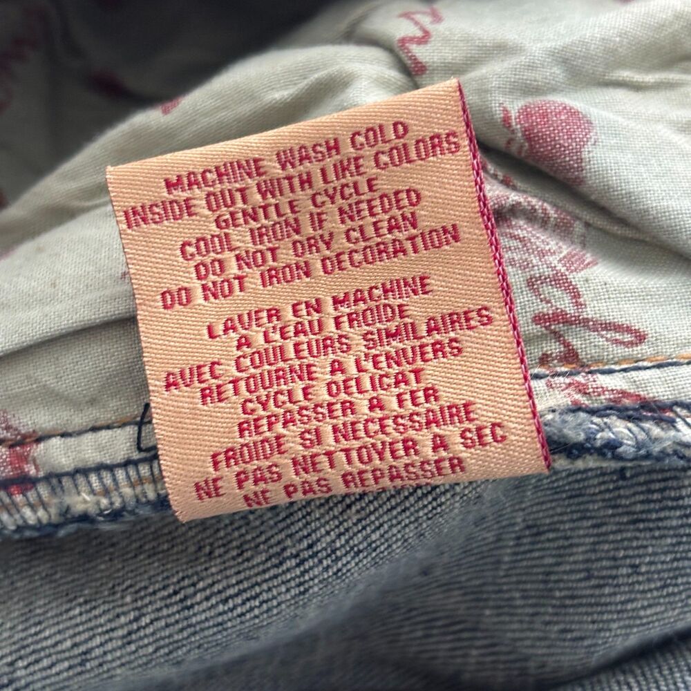 Apple Bottoms Women Jeans NWT Vintage Low Rise Flare Embellished Skulls 5/6 M137 - Picture 15 of 16